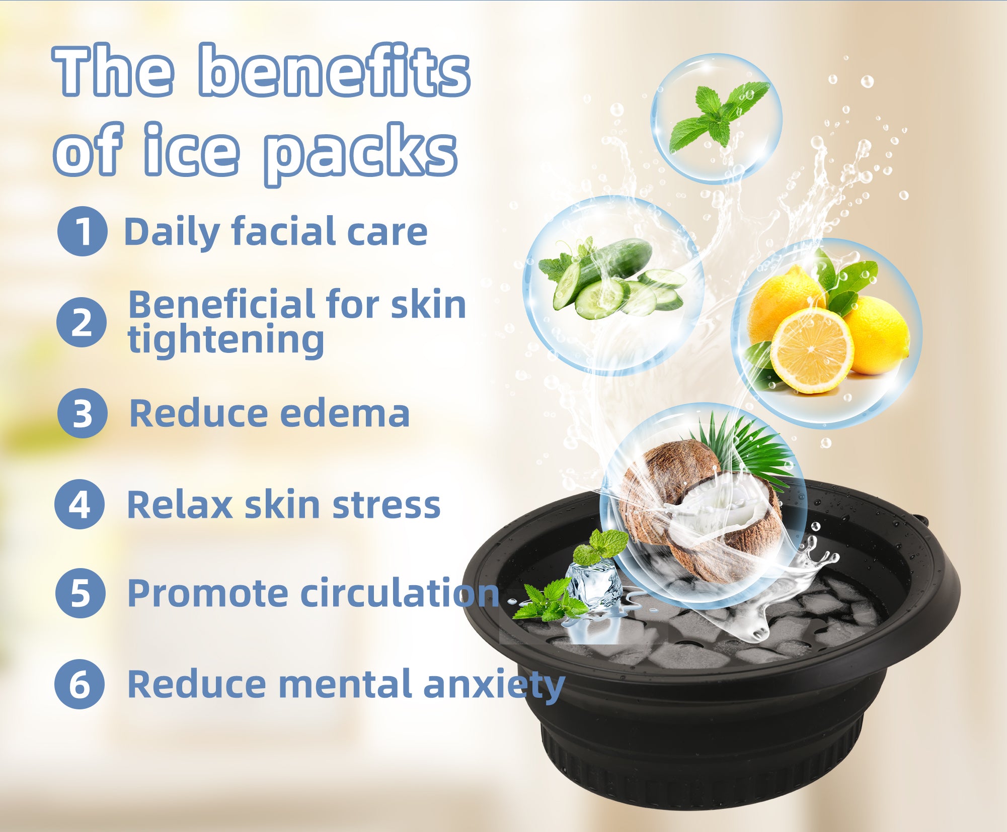 IceyComb™ – Mess-Free Ice Bath for Radiant Skin
